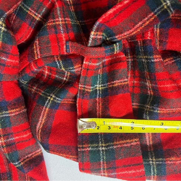 Vtg PENDLETON 100% Tartan Plaid Soft Wool Belted USA Quality Large Unisex Robe - Picture 15 of 17